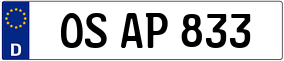 Truck License Plate